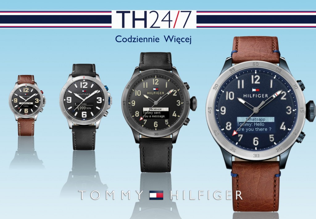 TH1791300 Zegarek Męski Tommy Hilfiger Smartwatch 1791300 TH24-7 - 1 096,00  zł - Otozegarki.pl