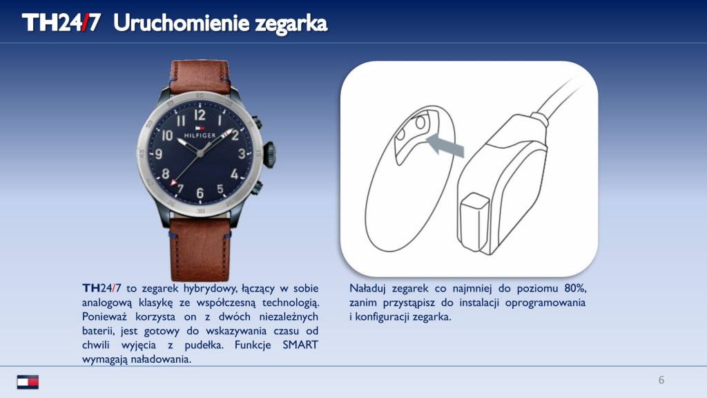 TH1791298 Zegarek Męski Tommy Hilfiger Smartwatch 1791298 TH24-7 - 1 011,00  zł - Otozegarki.pl