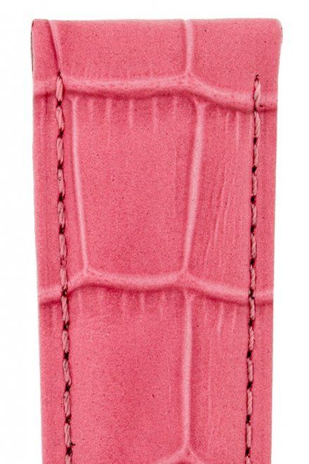 Różowy pasek Skórzany 18mm HIRSCH Princess NQR 02628125-2-18 (M)