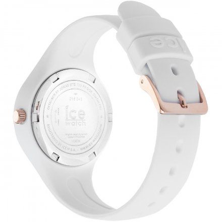 Biały zegarek dziecięcy ze wskazówkami Ice-watch Ice Glam XS 015343 