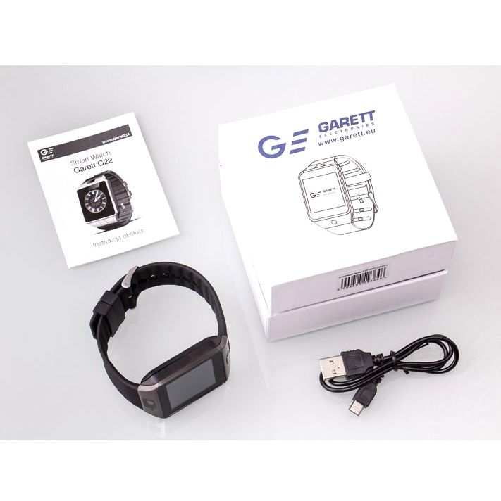 Smartwatch Garett G22 Czarny-Jednolity - 269,00 zł - Otozegarki.pl