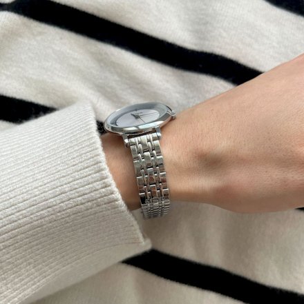 Klasyczny srebrny zegarek damski Lorus RG291NX9