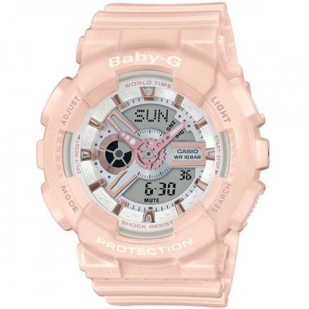 Różowy zegarek Casio Baby-G BA-110RG-4AER 