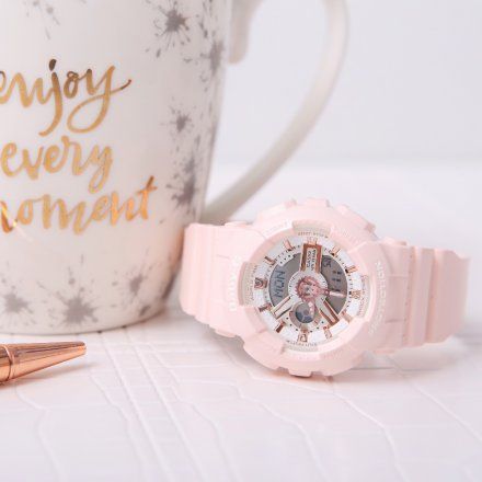 Różowy zegarek Casio Baby-G BA-110RG-4AER 