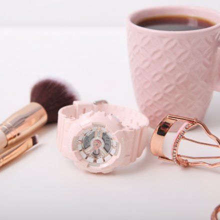 Różowy zegarek Casio Baby-G BA-110RG-4AER + TOREBKA KOMUNIJNA
