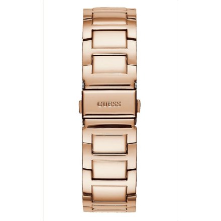 Modny zegarek damski Guess Tri Glitz z różowozłotą bransoletką W1142L4