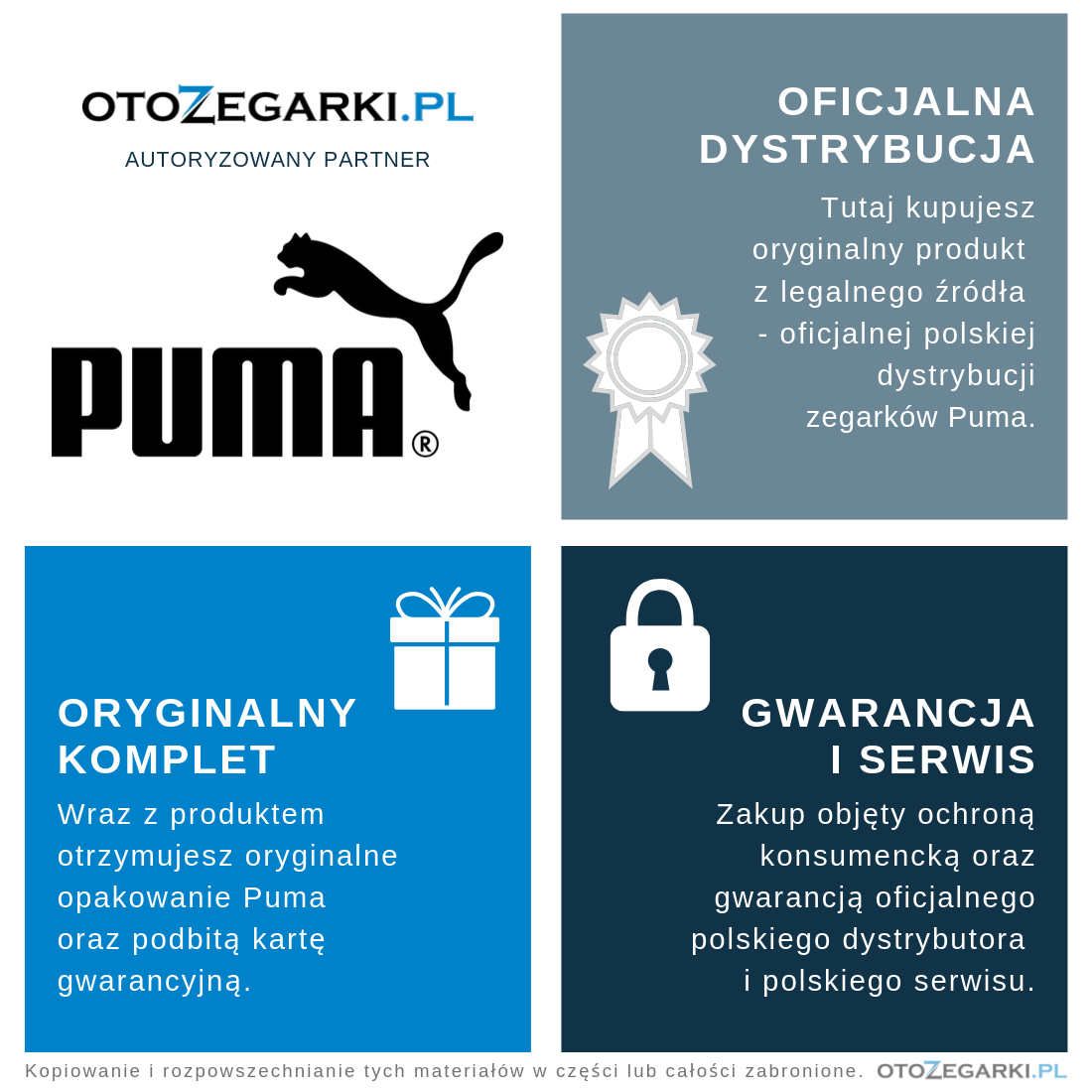 Zegarek męski Puma Reset P5009 - 224,00 zł - Otozegarki.pl