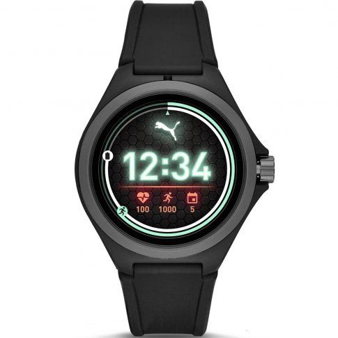 Sportowy smartwatch Puma Czarny PT9100 Kroki Puls Płatności NFC - 579,00 zł  - Otozegarki.pl