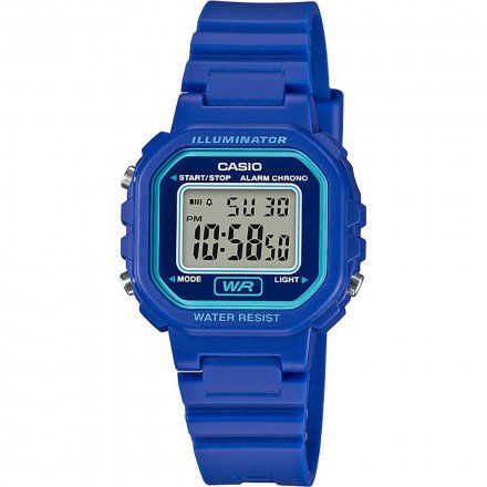 Niebieski zegarek Casio Sport z wyświetlaczem LA-20WH-2AEF 