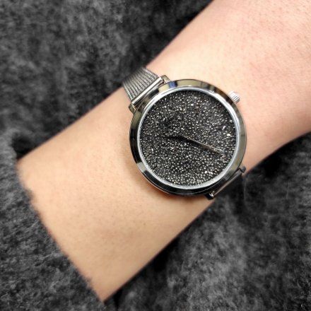 Piękny szwajcarski zegarek damski Adriatica z brokatową tarczą A3787.5116Q