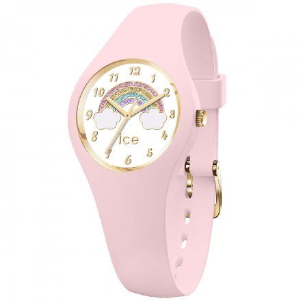Różowy zegarek dziecięcy Ice watch 018424 z tęczą Ice Fantasia XS