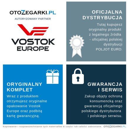 Zegarek Vostok Europe Energia VK61-575A588