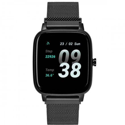 Smartwatch czarny z bransoletką Strand S716USBBMB