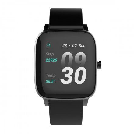 Smartwatch czarny z paskiem Strand S716USBBVB
