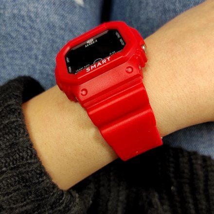 Smartwatch dla dzieci Marea czerwony sportowy B60002-3 + TOREBKA KOMUNIJNA