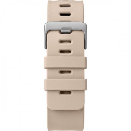 Beżowy smartwatch z funkcją rozmowy Timex iConnect kwadratowy TW5M31800 + TOREBKA KOMUNIJNA