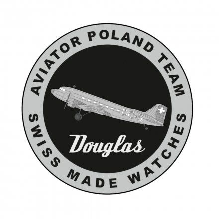 Zegarek Męski Aviator Swiss Made V.3.32.2.272.4 Douglas DC-3