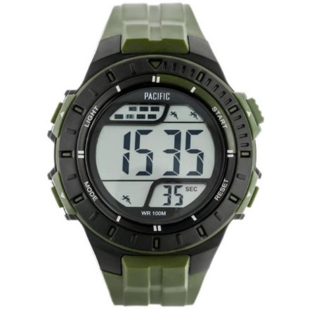 Zielony zegarek Pacific 316G-14