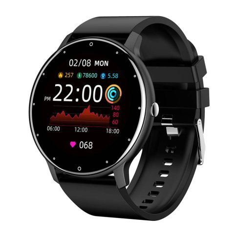 Smartwatch Colmi ZL02 czarny z ciśnieniomierzem pulsometrem pulsoksymetrem  - 179,00 zł - Otozegarki.pl