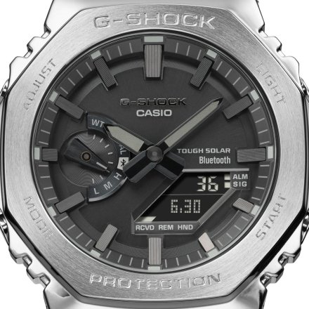 Zegarek Casio GM-B2100D-1AER Srebrny G-Shock z bransoletką