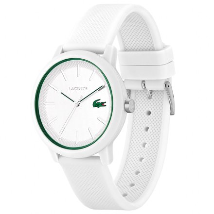 Męski zegarek Lacoste 2011169 1212 biały kauczukowy