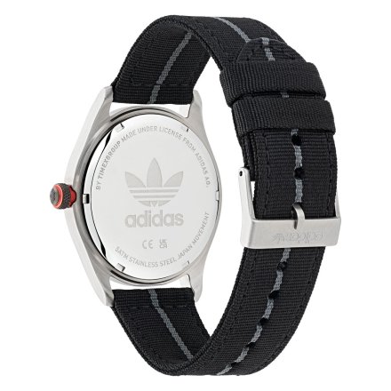 Czarny zegarek adidas Originals Style Code Four  AOSY22522