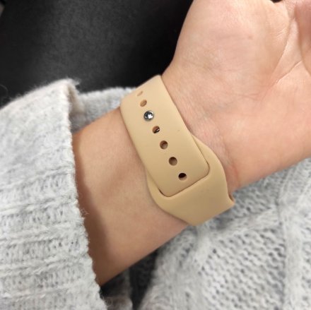 Pacific 20-7 Brązowy smartwatch z funkcją rozmowy EKG Kroki Kalorie