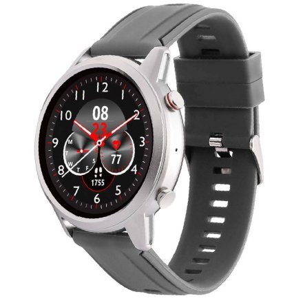 Smartwatch z funkcją rozmowy szary Pacific 36-01 Sport Kroki Kalorie Puls Ciśnienie