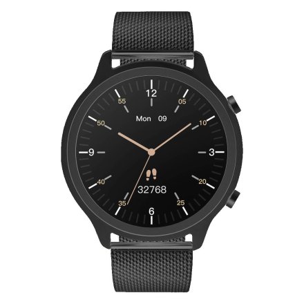 Smartwatch Garett Bonita czarny stalowy + pasek 5904238485507