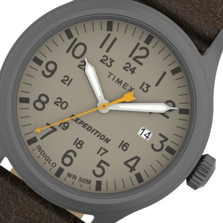 Męski zegarek Timex Expedition Scout brązowy TW4B23100