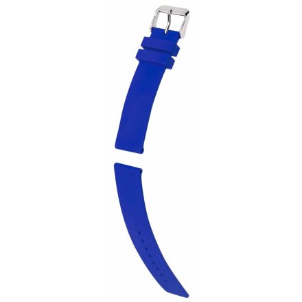 Niebieski pasek kauczukowy 16 mm HIRSCH Carneval 46398880-2-16 (L)