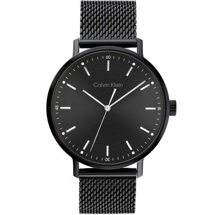 Zegarek męski Calvin Klein Modern Mesh z czarną bransoletką 25200046