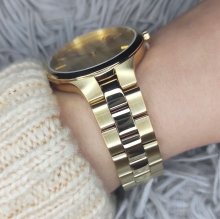 Zegarek damski Calvin Klein Linked Bracelet ze złotą bransoletką 25200126