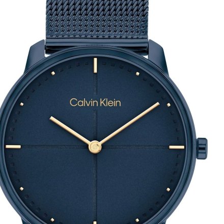 Zegarek damski Calvin Klein Iconic z granatową bransoletką 25200160