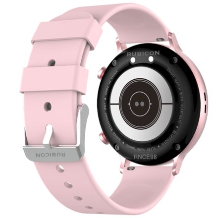 Różowy smartwatch z funkcją rozmowy Rubicon RNCE98 SMARUB192