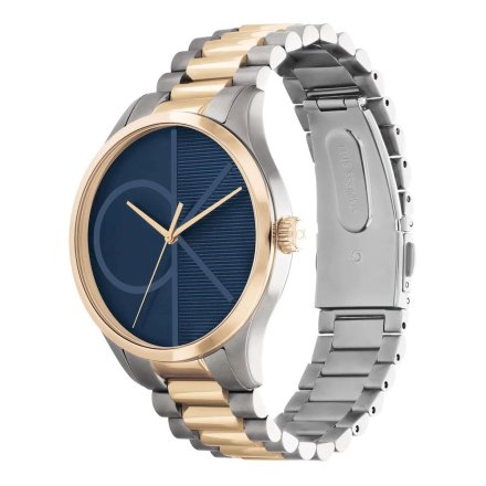 Zegarek Calvin Klein Iconic ze złoto-srebrną bransoletką 25200165