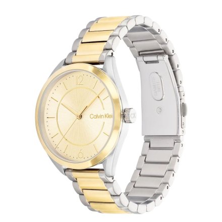 Zegarek damski Calvin Klein Essentials ze złotą bransoletką 25200192