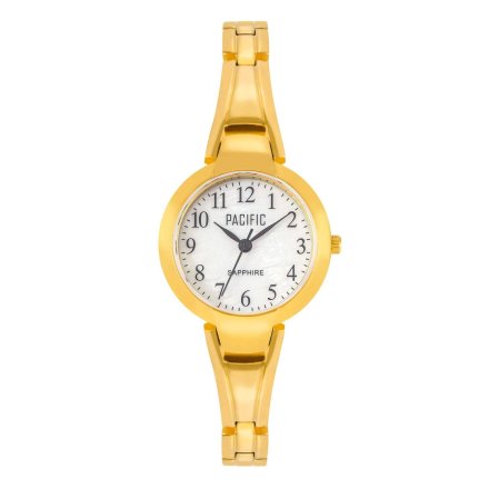 Prezent złoty zegarek + bransoletka serce PACIFIC S6015-04