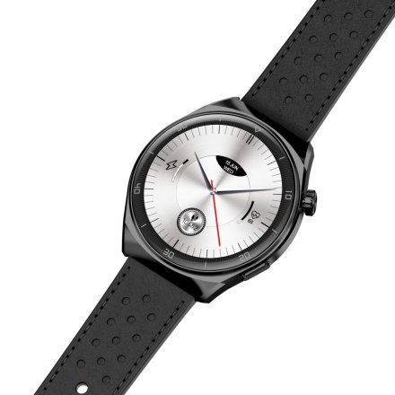 Smartwatch Garett V12 czarny skórzany + pasek 5904238485613