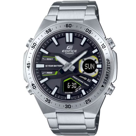 Srebrny zegarek Casio Edifice EFV-C110D-1A3VEF