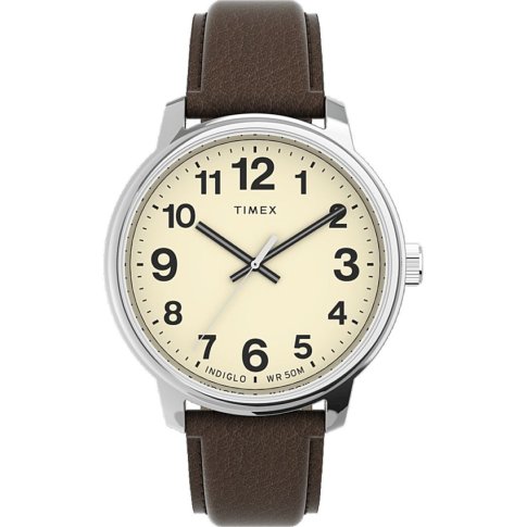 Męski zegarek Timex Easy Reader Bold srebrny TW2V21300 - 349,00 zł -  Otozegarki.pl