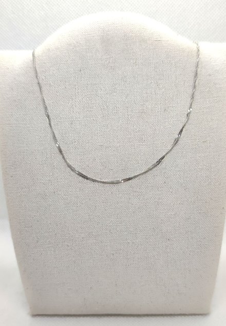 Srebrny łańcuszek cienki singapur 50cm GR24 • Srebro 925