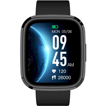Smartwatch Garett GRC Style czarny z paskiem 5904238484838