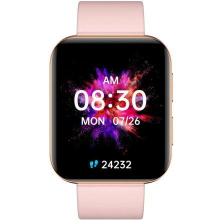 Smartwatch Garett GRC MAXX złoty z różowym paskiem 5904238484777