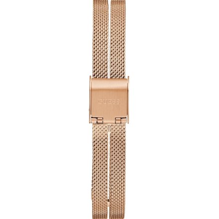 Różowozłoty elegancki zegarek Guess Array z bransoletką GW0471L3