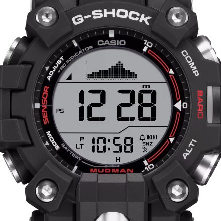 Czarny zegarek Casio G-Shock Master Of G MUDMAN GW-9500-1ER