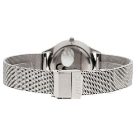 Srebrny damski zegarek z bransoleta mesh PACIFIC S6027-05
