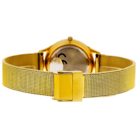 Złoty damski zegarek z bransoletką mesh PACIFIC S6027-07