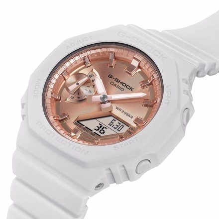 Biały zegarek Casio G-SHOCK GMA-S2100MD-7AER