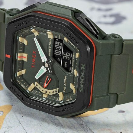 Zegarek Męski Timex Command Encounter w zielonej obudowie TW2V35400
